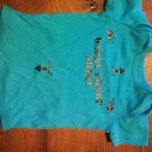 Little boy one's button crotch shirt